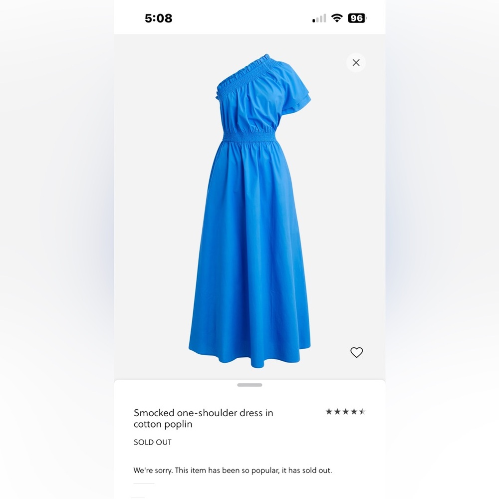 Asymmetrical dress